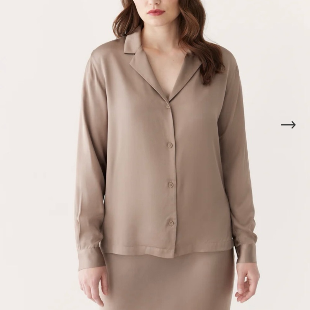 Frank & Oak Satin Blouse